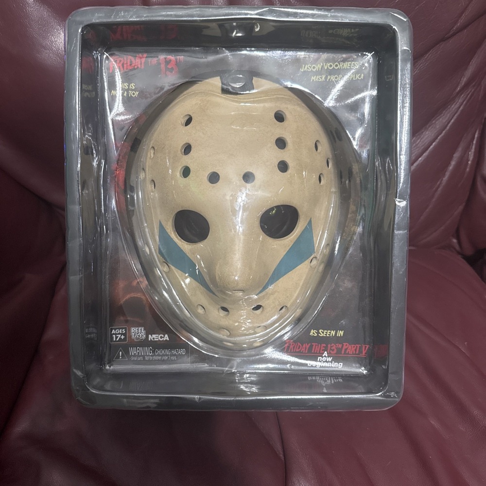 NECA Friday the 13th V A New Beginning Jason Vorhees Hockey Mask Prop Replica